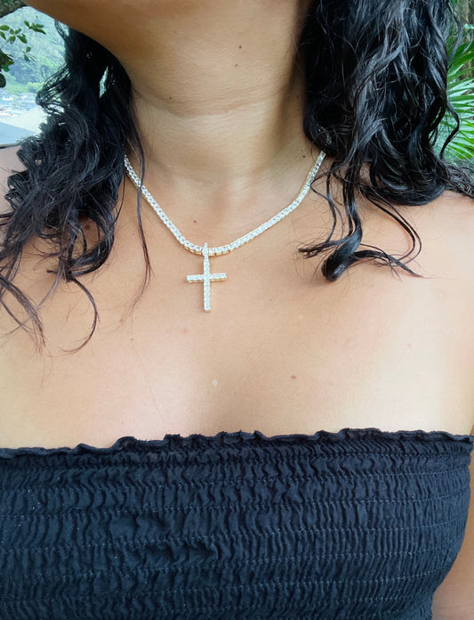 Diamond Cross Pendant