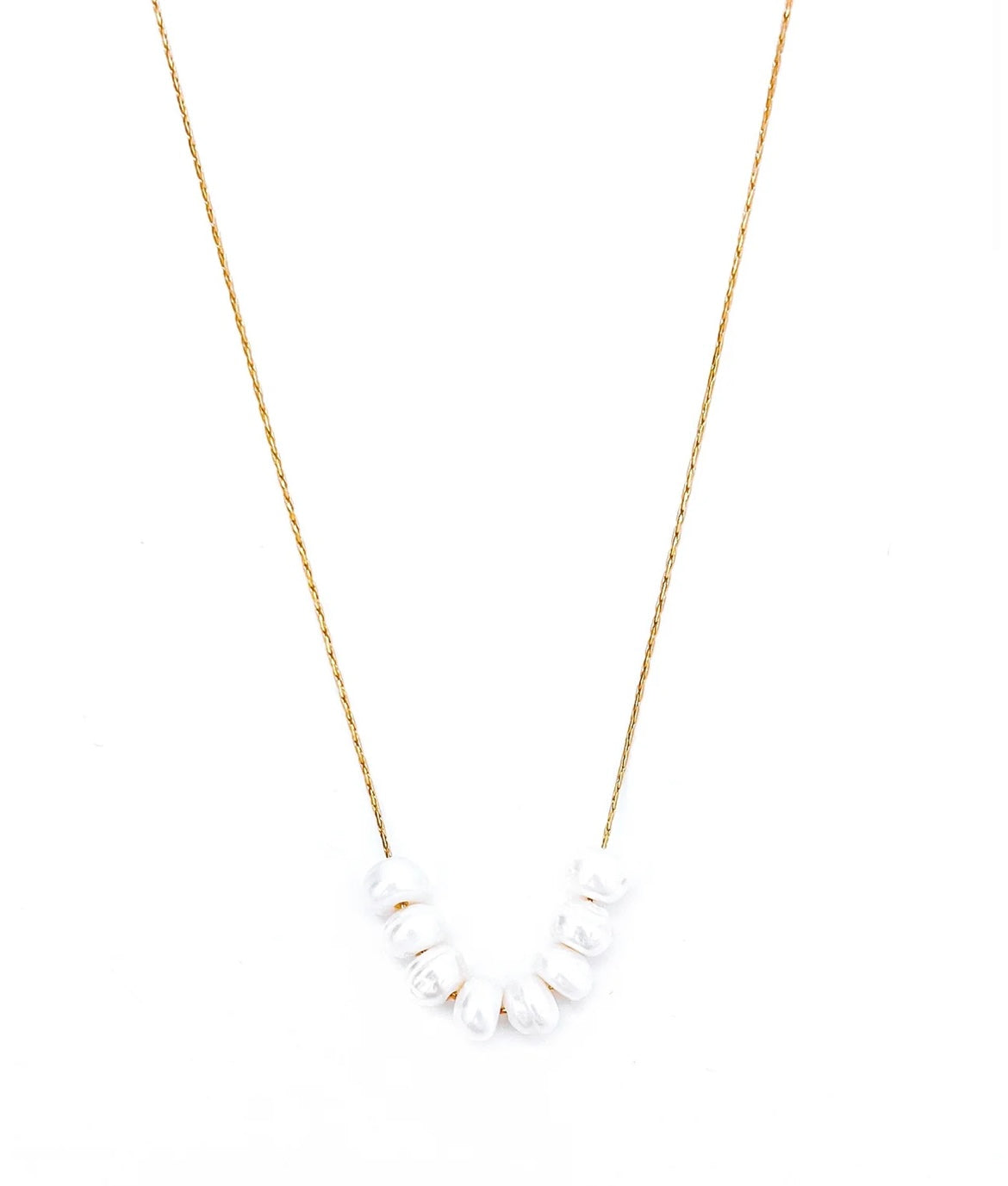 Float Fresh Water Pearl Necklace