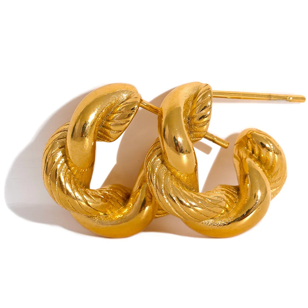 Sunlit Twist Earrings
