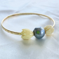Pīkake + Tahitian Pearl Bangle