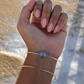 14k GF Crystal Bangle