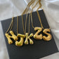 Bubbly Initial Necklace