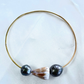 Shell + Tahitian Pearl Bangle