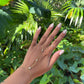 Diamond By The inch Gold Hand Chain