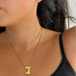 Bubbly Initial Necklace