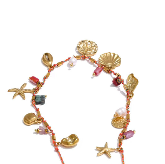 Coral Rope Necklace