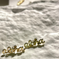 Gold 'Aloha' Stud Earrings