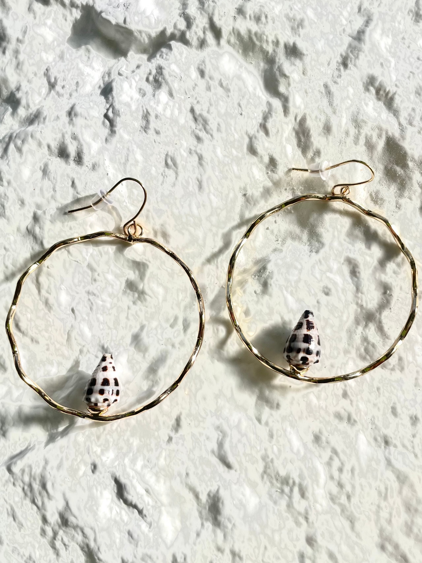 Gold Filled Mini Cone Shell Earrings