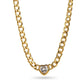 Chase Heart Cuban Necklace