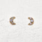 Dainty Celestial Stud Earrings