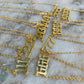 Gold Angel Number Necklace