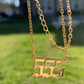 Gold Angel Number Necklace